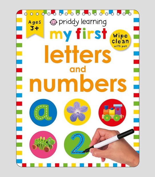Wipe Clean Easels My First Letters And Numbers - Roger Priddy