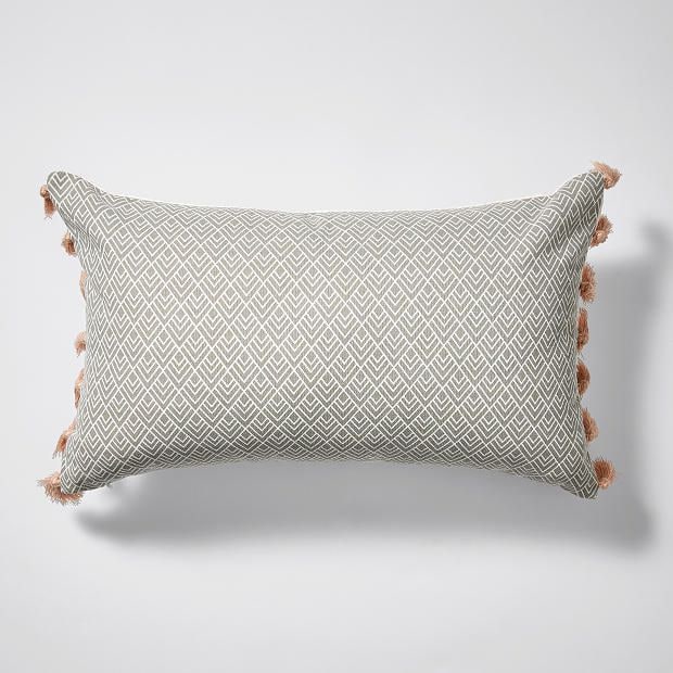 Diamond Cushion with Tassels Target Australia