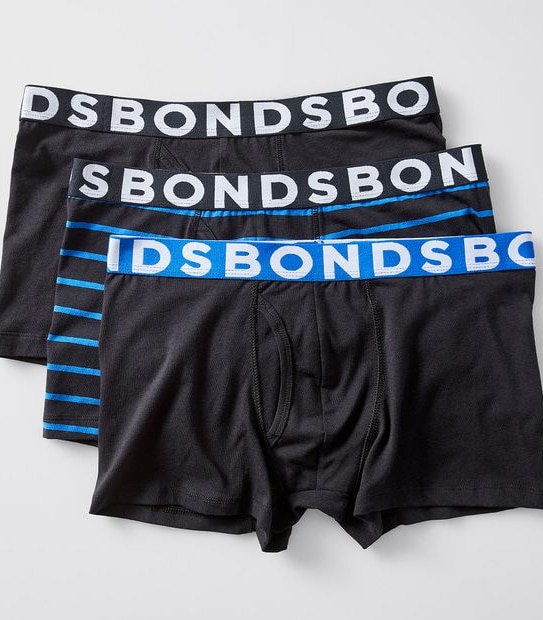 Bonds 3 Pack Everyday Trunks