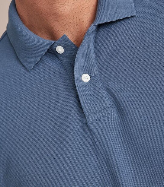 Pique Polo Top