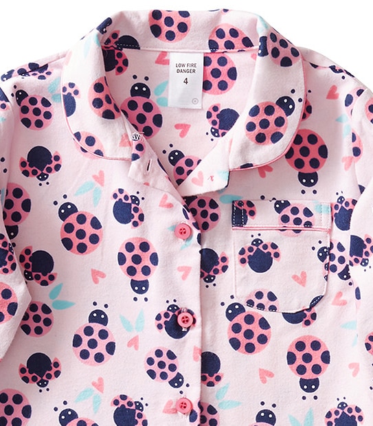 Ladybug Flannelette Pyjamas 2 of 5
