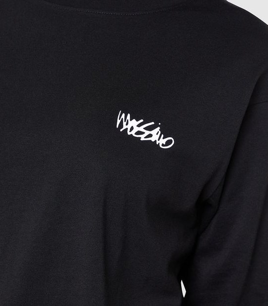 Mossimo Core Script Long Sleeve T-Shirt - Black