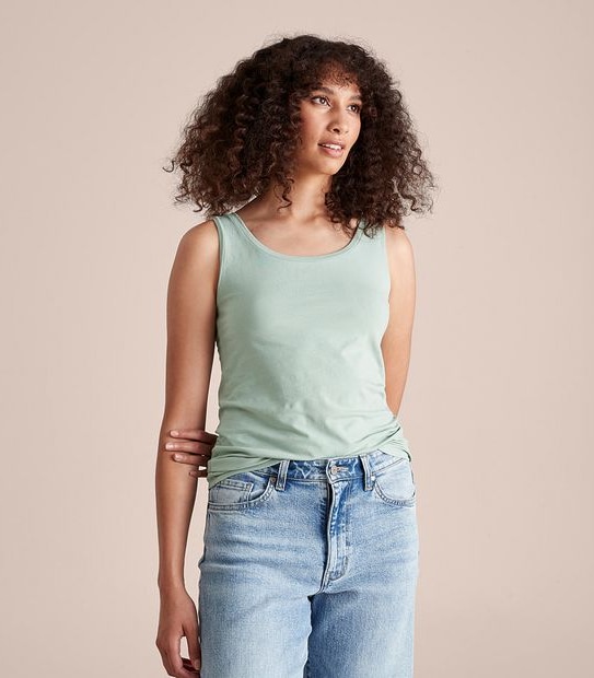 Organic Cotton/Elastane Tank Top 1 of 6