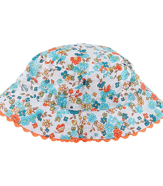 Girls' Floral Sun Hat