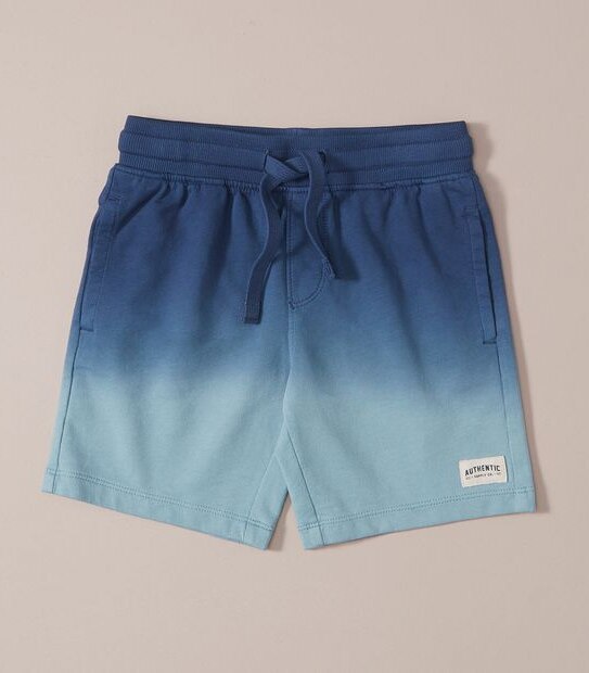 245220_00 SWEAT SHORT DIP DYE - BLACK IRIS