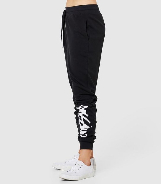 Mossimo Script Trackpants - Black