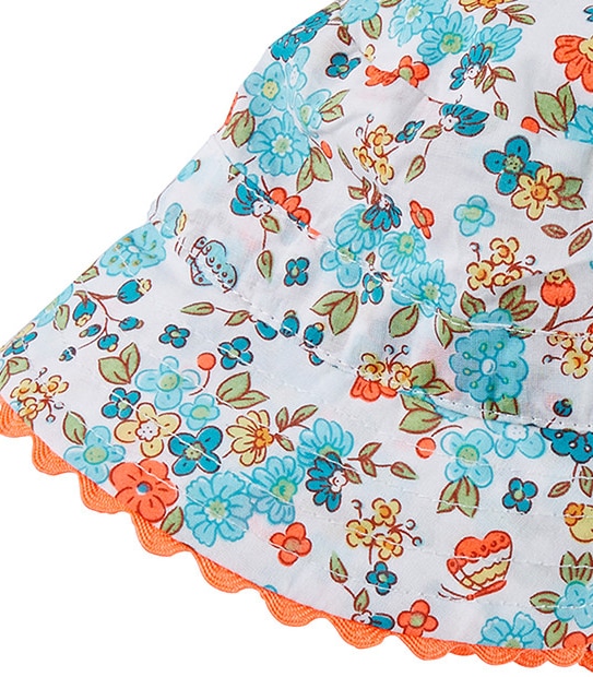 Girls' Floral Sun Hat