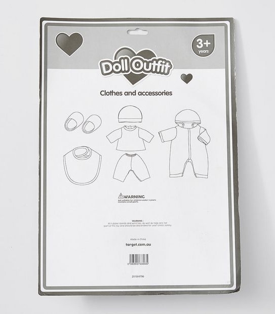 Baby Doll Outfit 5 Pack Assorted