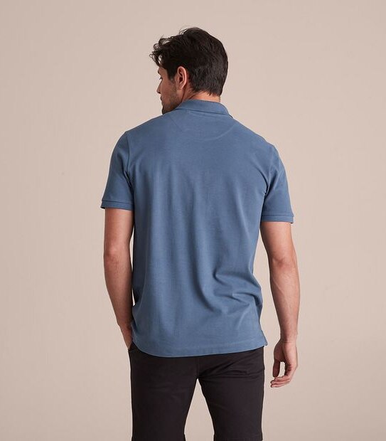 Pique Polo Top