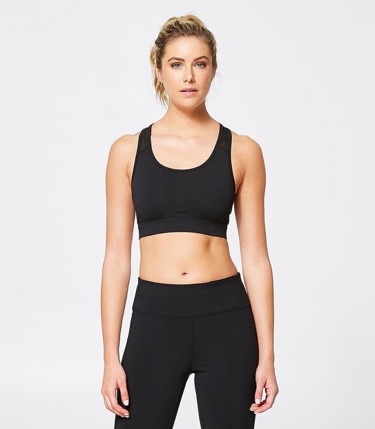 Active Core Crop Top - Black