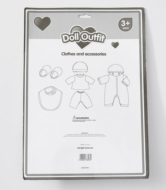 Baby Doll Outfit 5 Pack Assorted