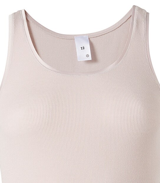 Ribbed Modal Singlet - Hushed Violet