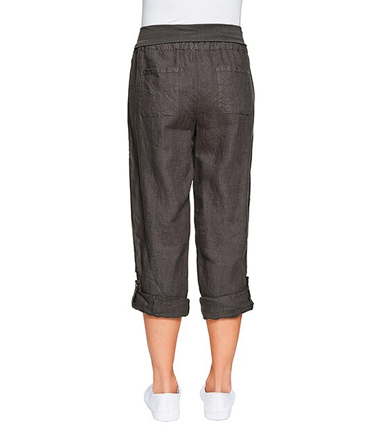 Linen Crop Pants Iron Target Australia