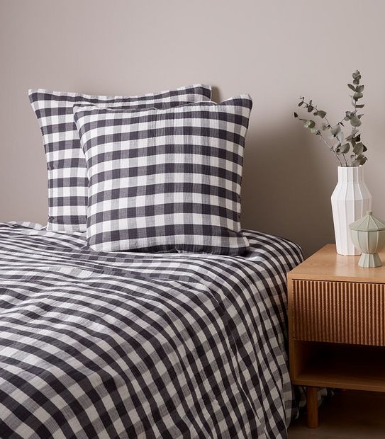 Caine Check European Pillowcase