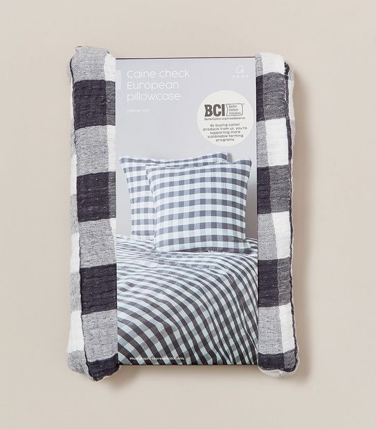 Caine Check European Pillowcase