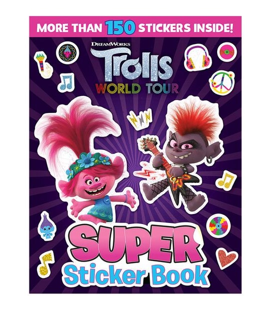 DreamWorks Trolls World Tour Super Sticker Book