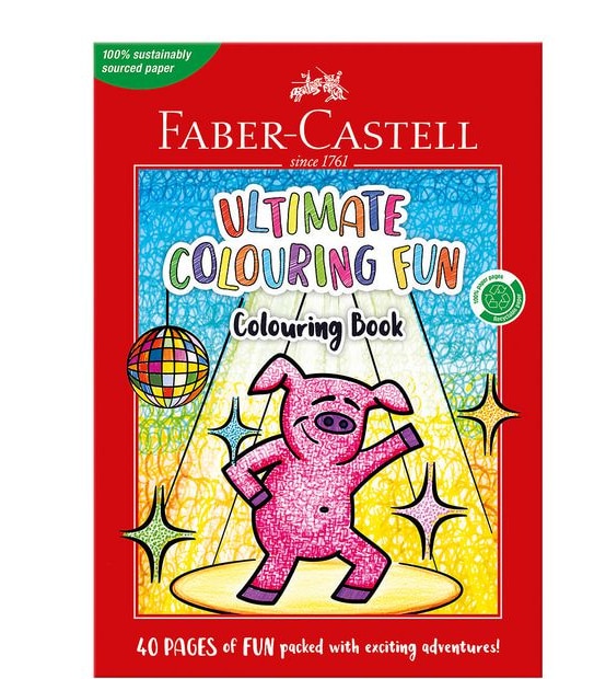 Faber Castell Ultimate Fun A4 Colouring Book