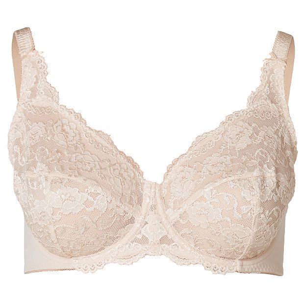 Kirsty Fuller Figure Lace Bra - Taupe Kirsty Fuller Figure Lace Bra - Taupe