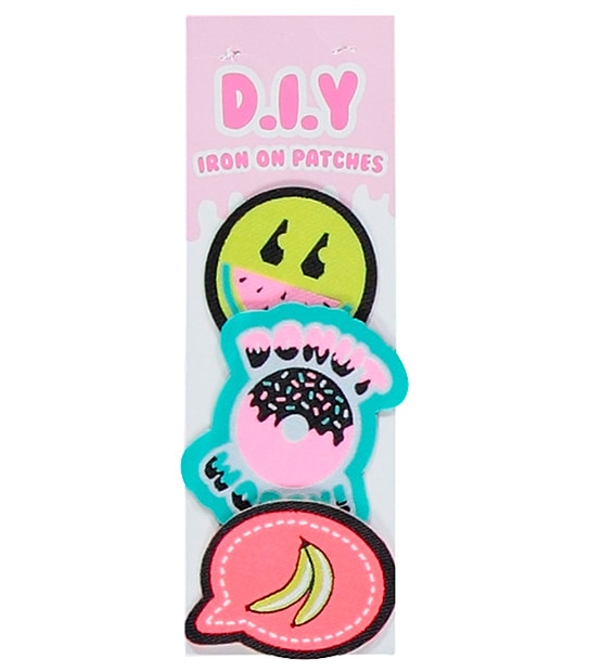 Girls' Patch Playsuit With Bonus Iron On Patches