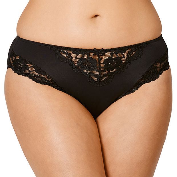 Kirsty Lace High Cut Briefs - Black Kirsty Lace High Cut Briefs - Black