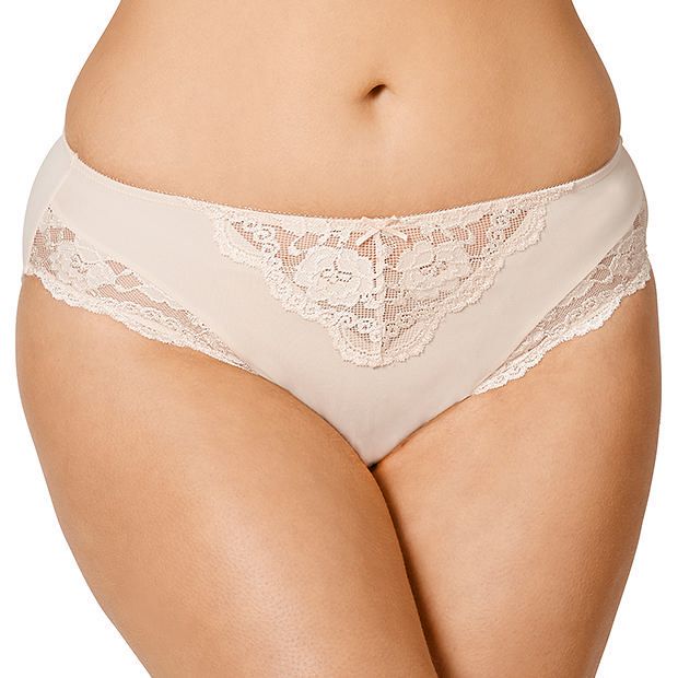 Kirsty Lace High Cut Briefs - Taupe Kirsty Lace High Cut Briefs - Taupe