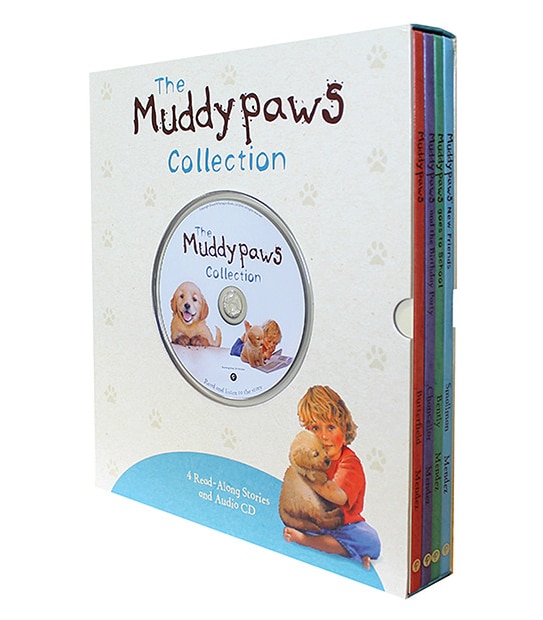 The Muddypaws Collection: 4 Books + Audio CD