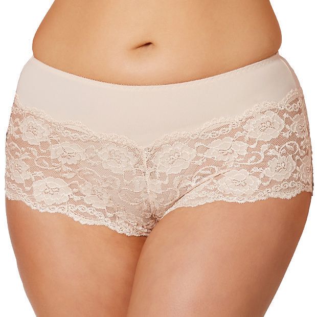 Kirsty Lace Boyleg Briefs - Taupe Kirsty Lace Boyleg Briefs - Taupe