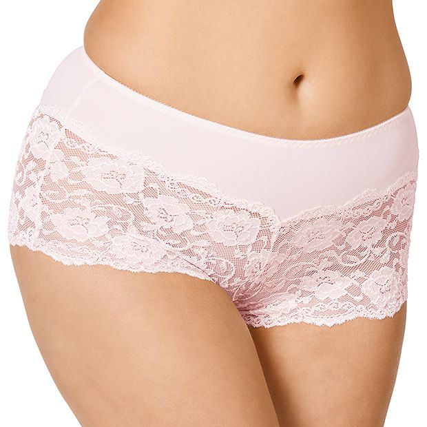 Kirsty Lace Boyleg Briefs - Pink