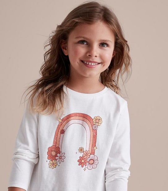 Organic Cotton Print Top