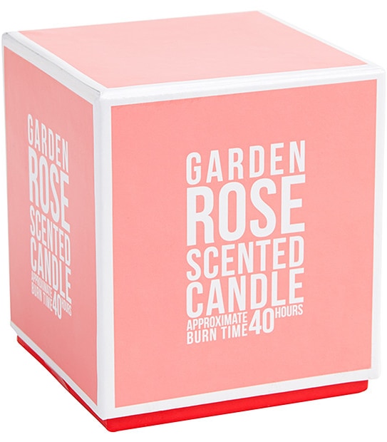 Glass Candle - Garden Rose