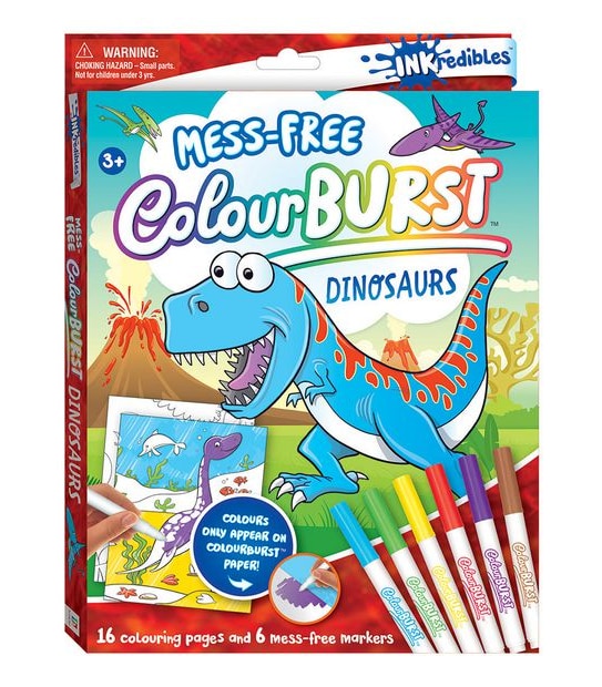 Inkredibles Colour Burst Colouring: Dinosaurs