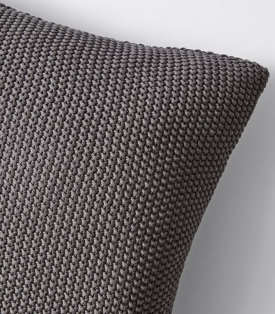 Moss Stitch Knit Cushion