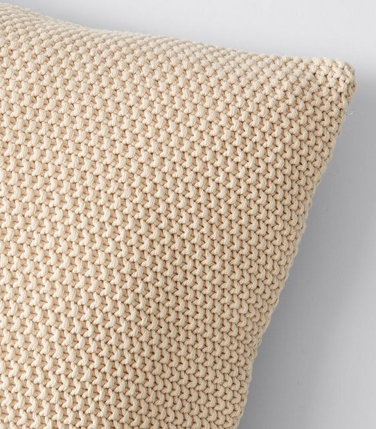 Moss Stitch Knit Cushion