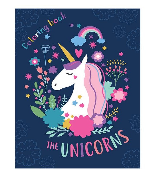 Colouring Book: The Unicorns 