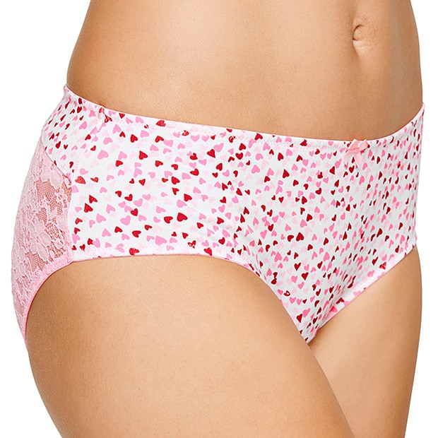 Boyleg Briefs - Pink Hearts Boyleg Briefs - Pink Hearts