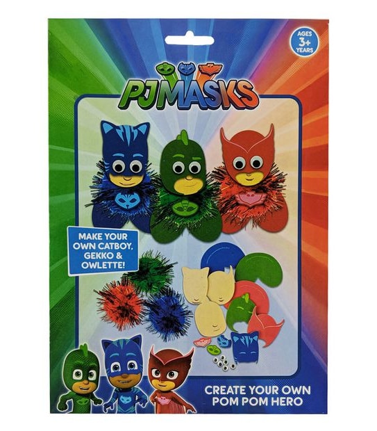 PJ Masks Create Your Own Pom Pom Hero