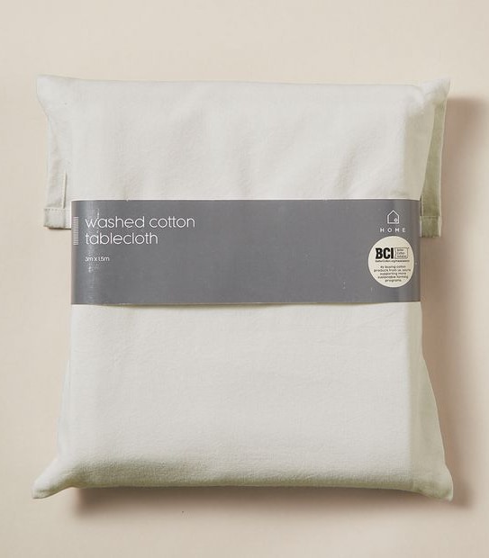 Washed Cotton Tablecloth
