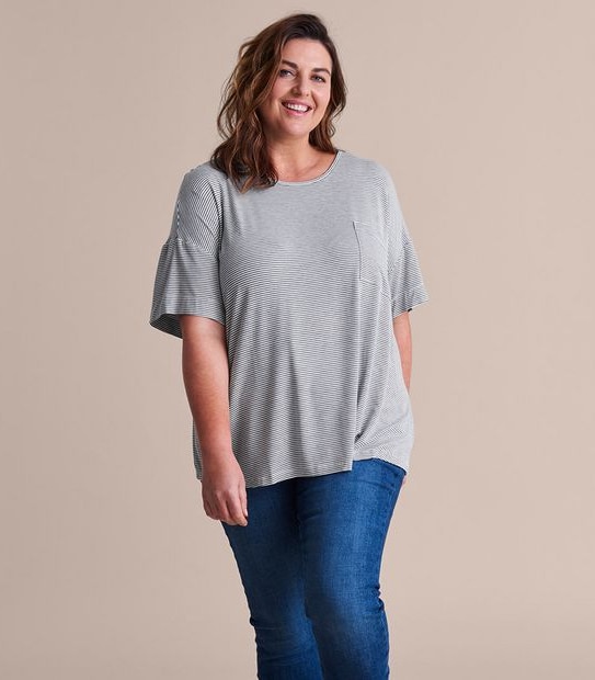 Extended Sizing Bamboo Sleep Pocket T-Shirt