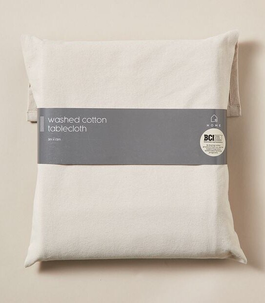 Washed Cotton Tablecloth