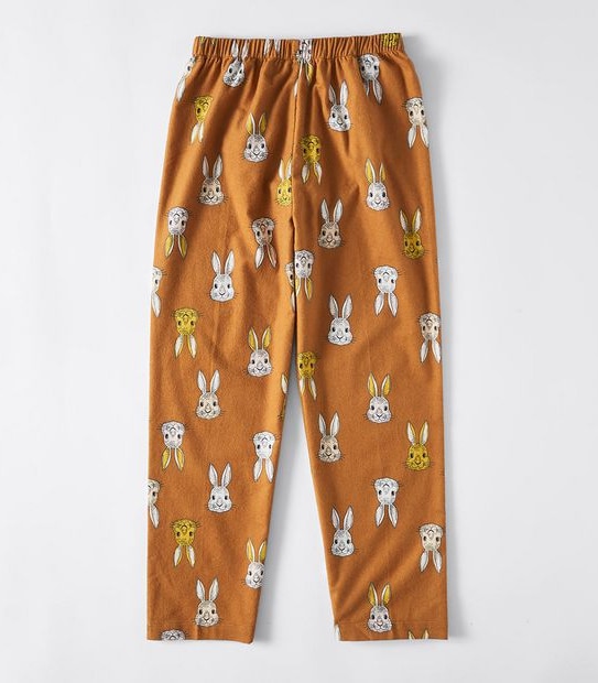 Organic Cotton Flannelette Bunny Pyjama Set