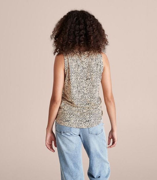 Linen Blend Tank Top