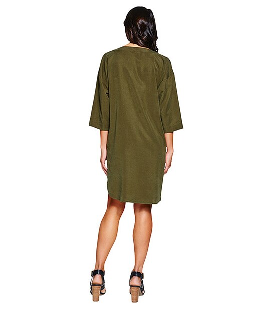 Yours Sincerely Drape Dress - Khaki