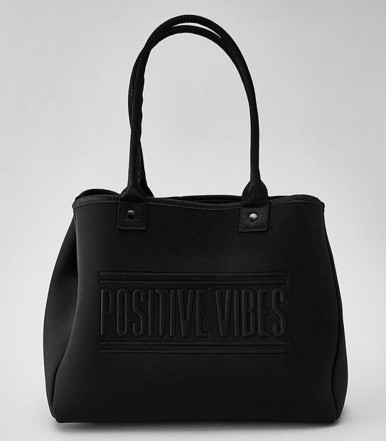 Adele Neoprene Tote Bag - Black