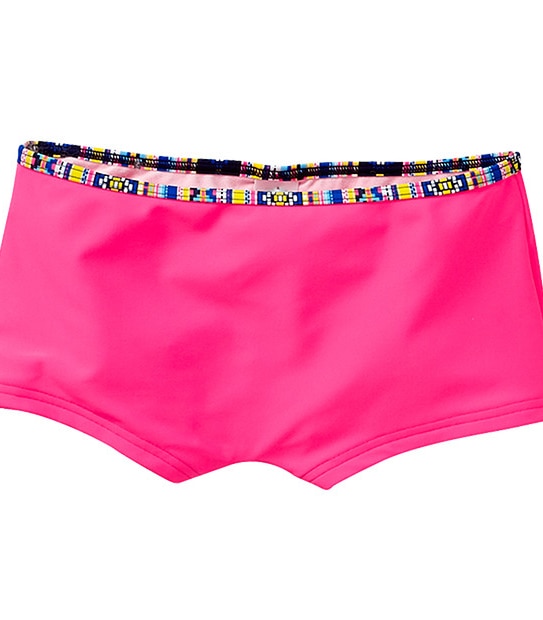 Girl's 3 Piece Swimwear Set With Boardshorts