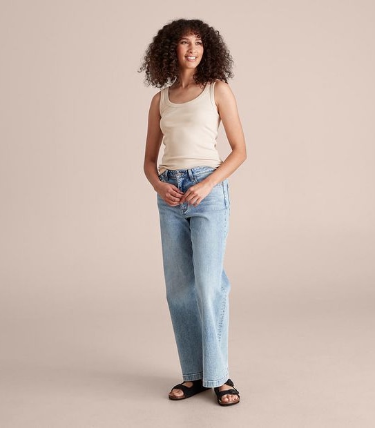 Organic Cotton Ribbed Tank Top