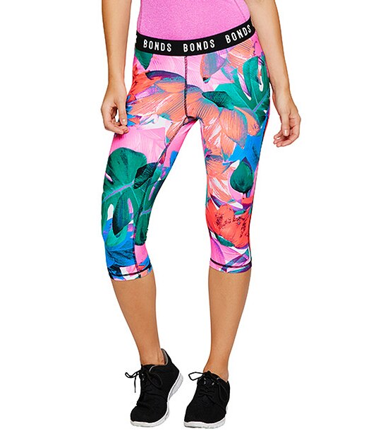 Bonds Cropped Micro Legging - Lotus