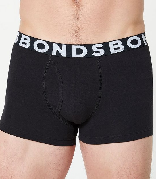 Bonds 3 Pack Everyday Trunks - Charcoal Graphic