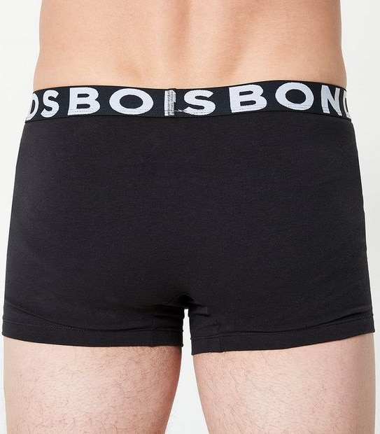Bonds 3 Pack Everyday Trunks - Charcoal Graphic