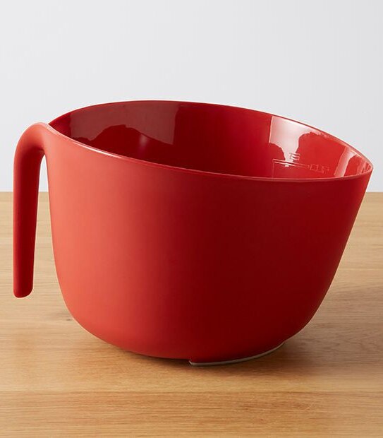 Red 3 Litre Colander and Mixing Bowl Set