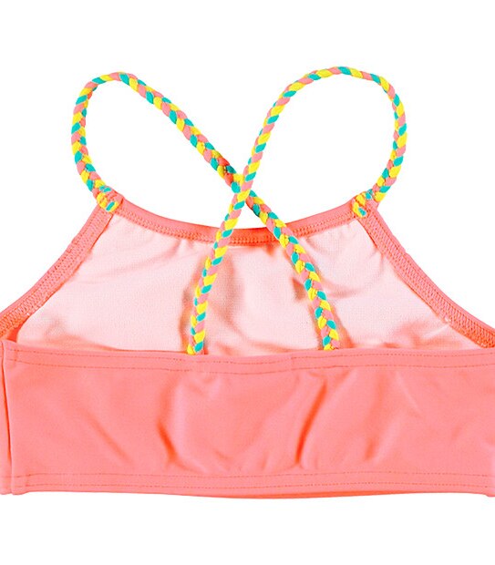 Girls' Two Piece Laser Cut Pineapple Bikini Set